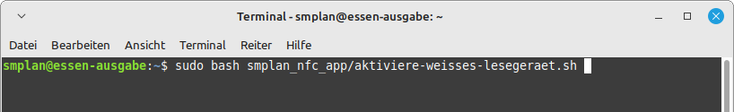 Terminal Ansicht