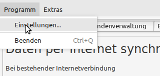 Einstellungen