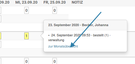 Bestelluebersicht im Verwaltungsbereich Schritt2
