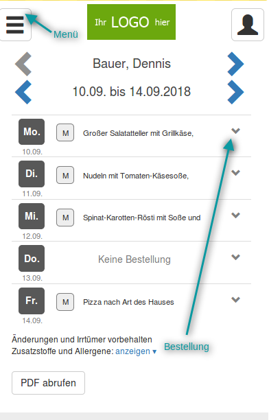 Mobilansicht