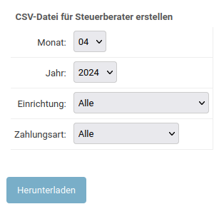 CSV erstellen