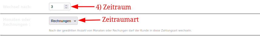 Zahlungsarten Konfiguration